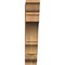 Ekena Millwork Balboa Traditional Rough Sawn Bracket, Western Red Cedar, 4"W x 20"D x 20"H BKT04X20X20BOA01RWR - alternate 2